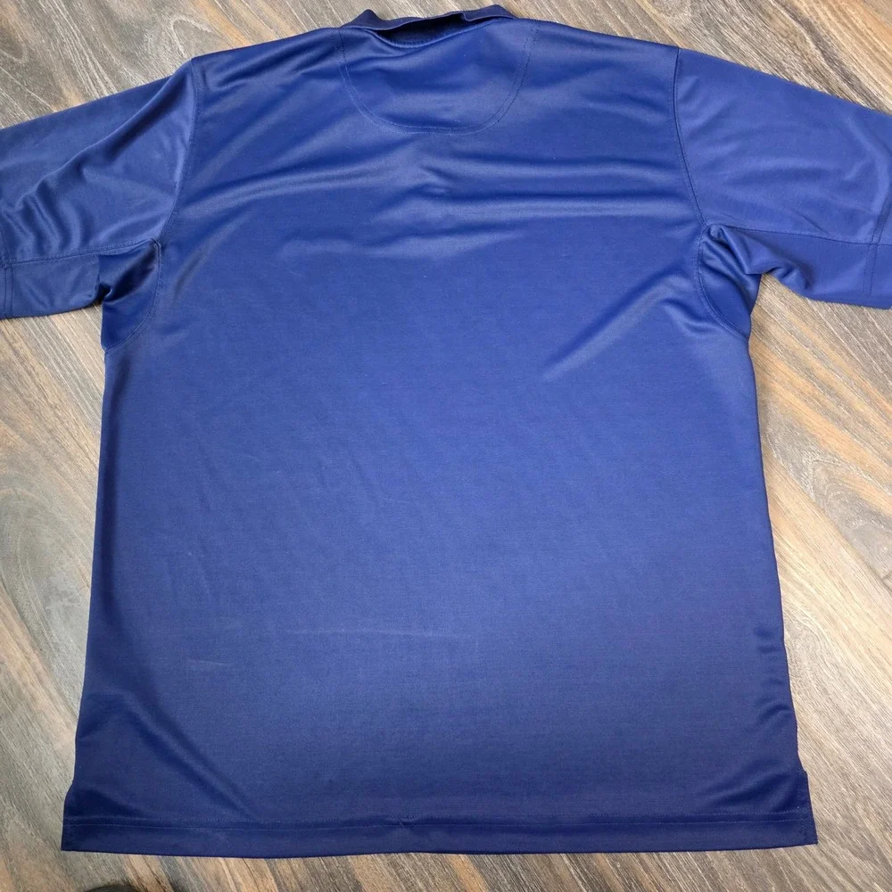 Columbia Mens Omni Shade Polo‎ Shirt Blue Short Sleeve Breathable Golf Casual XL